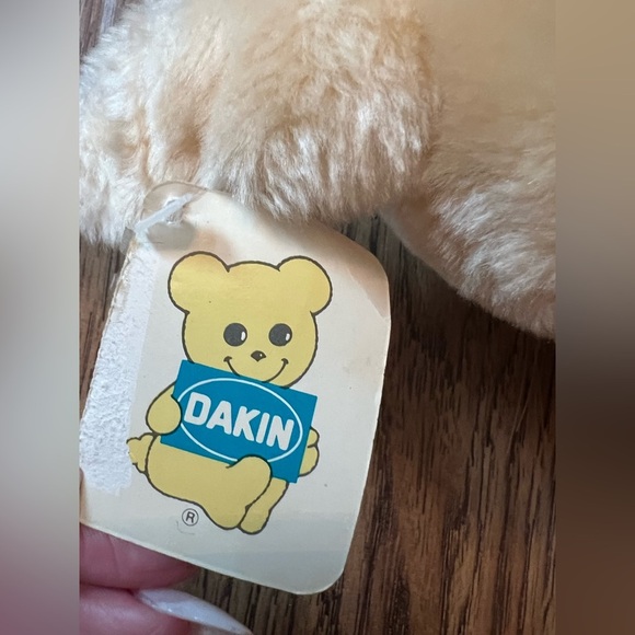 Vintage 1983 Dakin Blue Corduroy Bunny Rabbit Plush Easter Stuffed Animal NWT - Picture 5 of 6